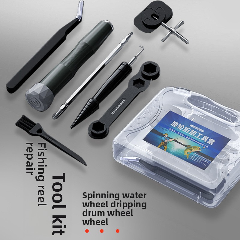 Reel Repair Kit - Fishing Reel Maintenance Wrench Set Disassembly