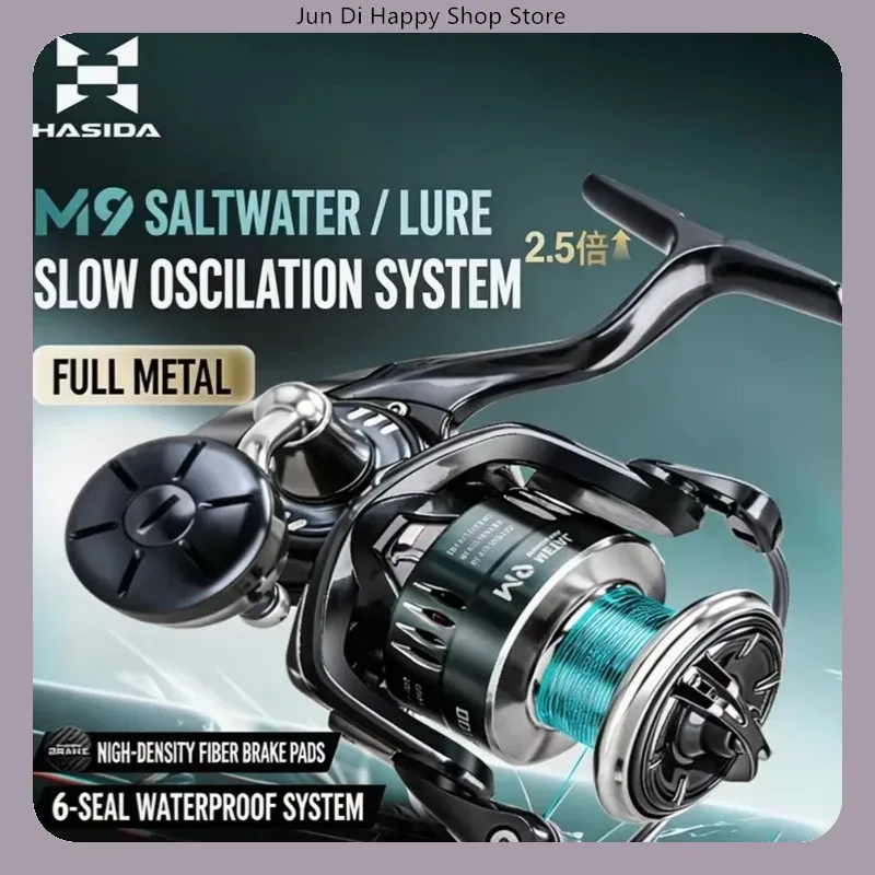 HASIDA M9 Spinning Reel Full M - đánh giá và giá Trolling Reel